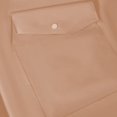 thumbnail image 5 of UACY Kids Rain Poncho with Hood Reusable Rain Jacket Lightweight & Durable Raincoats for Boys and Girls for Travel Outdoor (Khaki, 6-8 Years), 5 of 9