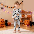 thumbnail image 2 of Leey-World Halloween Toddler Pajamas Kids Long Sleeve Pajamas Girls Little Boys Pajamas for Toddler Clothes Set Sleepwear Long Sleeve Cotton 2 Piece Kids Pjs, 2 of 9