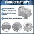thumbnail image 6 of Unique Bargains Engine Oil Cooler No.06L117021C for Audi A3 2008-2013 Aluminum Alloy Silver Tone 1 Pc, 6 of 6