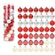thumbnail image 2 of Adornos Navideños En Caja de 2,36 Pulgadas de Plástico Pintado, 50 Piezas, Bolas de Navidad con Forma de Bola, Juego de Adornos para Árbol de Navidad, 2 of 6