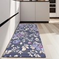 thumbnail image 4 of Pioneer Flower Floral Print Pattern Kitchen Rug Mat,Kitchen Runner Rugs Non Skid Washable,Decorative Kitchen Floor Mats for Kitchen,Sink,Laundry,17"X47", 4 of 5