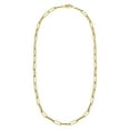 thumbnail image 2 of SZUL Women's 10K Yellow Gold 4.2MM Lite Paperclip Chain With Lobster Clasps - 18 Inch, 2 of 5