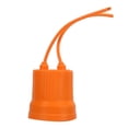thumbnail image 2 of Douille de Lampe Chauffante Ampoule de Chaleur Infrarouge pour Volaille et Bétail Couveuse 220-240vorange Petite Douille de Lampe, 2 of 5