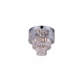 thumbnail image 1 of CWI Lighting Plafonnier Encastré à 8 Lumières avec Fini Chrome, 1 of 2