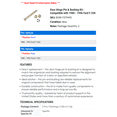 thumbnail image 2 of Door Hinge Pin & Bushing Kit - Compatible with 1980 - 1996 Ford F-250 1981 1982 1983 1984 1985 1986 1987 1988 1989 1990 1991 1992 1993 1994 1995, 2 of 2