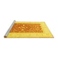 thumbnail image 2 of Ahgly Company Machine Washable Indoor Rectangle Oriental Yellow Traditional Area Rugs, 8' x 12', 2 of 4