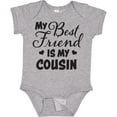 thumbnail image 3 of Inktastic My Best Friend is My Cousin with Hearts Boys or Girls Baby Bodysuit, 3 of 5