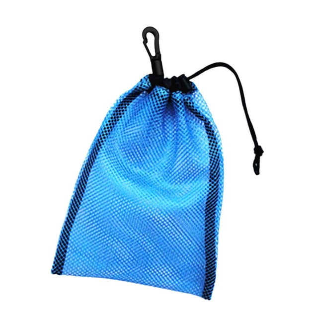 maskred Sac de Filet de Natation de Plongée Compact pour l'Équipement de Plongée en Apnée Bleu 9 Pouces x 6,5 Pouces 1Set