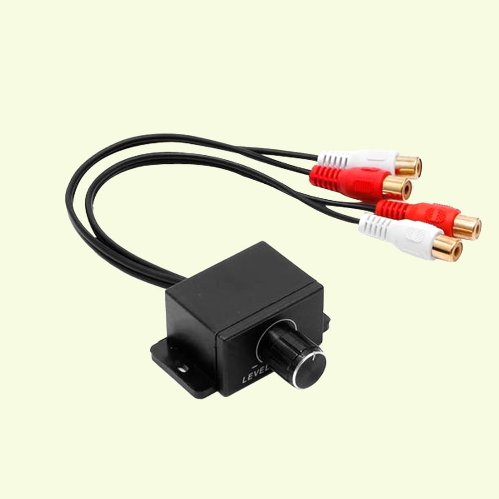 Universal 12V Car Audio Amplifier Bass RCA Level Remote Volume Control