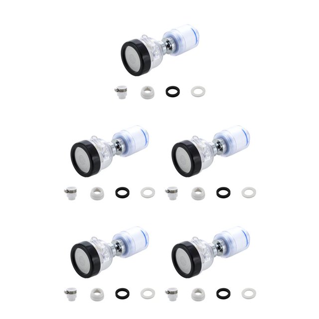 Moyic Aireador de grifo Presión giratoria de 360 grados Aumento de presión Cabezal de agua ajustable Fregadero de cocina lavable Type1 NO1
