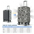 thumbnail image 2 of Luggage Cover Anti Scratch, Gear Bike Pattern Elastic Suitcase Protector Fits 18-32 Inch Luggage, 2 of 2