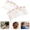 thumbnail image 2 of 2pcs Bridal Side Hair Combs Rhinestone Hair Combs Wedding Bride Hair Accessory Head Jewelry, 2 of 8