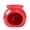 Red, variant on Selrti Essential Oil Burner, Small Ceramic Tealight Candle Holder, Scented Wax Melt Warmer, Desk Aromatherapy Diffuser for Home Fragrance Decor