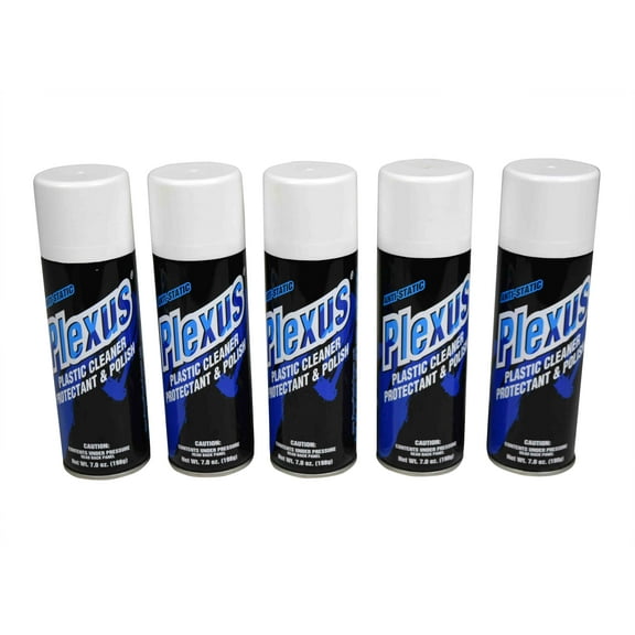 Plexus Plastic Cleaner Protectant & Polish 7oz Can 5 Pack MADE In the USA