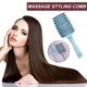 thumbnail image 5 of Peine para masaje del cuero cabelludo, cerdas para mujer, cepillo para desenredar el cabello rizado, salón (azul) Ehuebsd Cuidado Belleza, 5 of 8