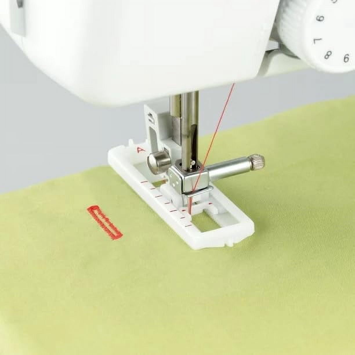 Brother SM1704 17-Stitch Free Arm Sewing Machine, Hard Plastic Storage and Carry Case and 5-Piece Sewing Machine Needles