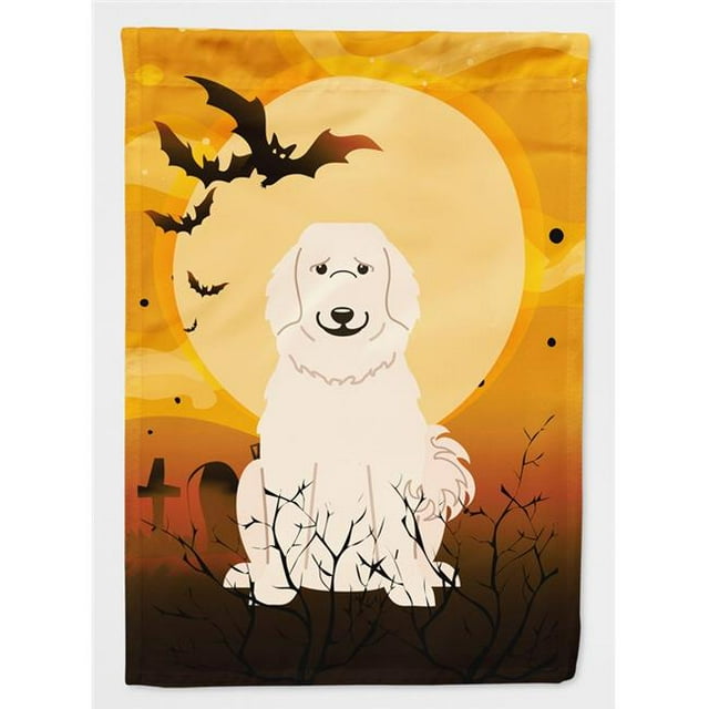 Carolines Treasures BB4349CHF Halloween Great Pyrenese Flag Canvas House Size