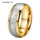 thumbnail image 4 of Anillo de suministro de acero inoxidable Minnieouse joyería de piedra para hombre adorno fiesta boda coleccionables regalo Ropa zapatos y accesorios Miscelánea Oro 13 #, 4 of 6