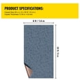 thumbnail image 5 of Gray Marine Carpet 6 ft x 29.5 ft Waterproof TPR Backing Anti-Slide Indoor Outdoor Rug for Boat Patio Deck Garage Outdoor Marine Carpeting, 5 of 8