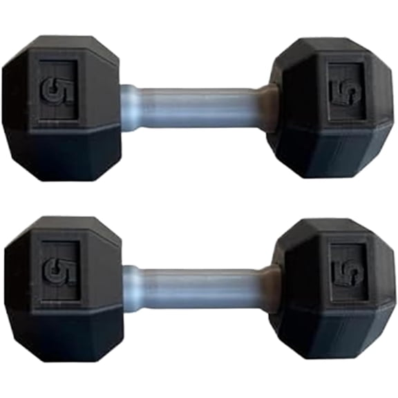 BESTSKY 2 Pcs Dumbbells for Baby Mini 1.8X4.7 in Silicone Hand Weight Lifting Set for Fitness Exercise Funny Sport Toys for Toddlers (Black),Kids Dumbbells Set