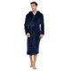 thumbnail image 4 of U2SKIIN Albornoz de felpa con capucha y forro polar para hombre (azul marino 2XL3XL), 4 of 5