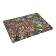 thumbnail image 2 of MKHERT Abstract Modern Graffiti Wall with Sports Collage Doormat Rug Home Decor Floor Mat Bath Mat 23.6x15.7 inch, 2 of 3
