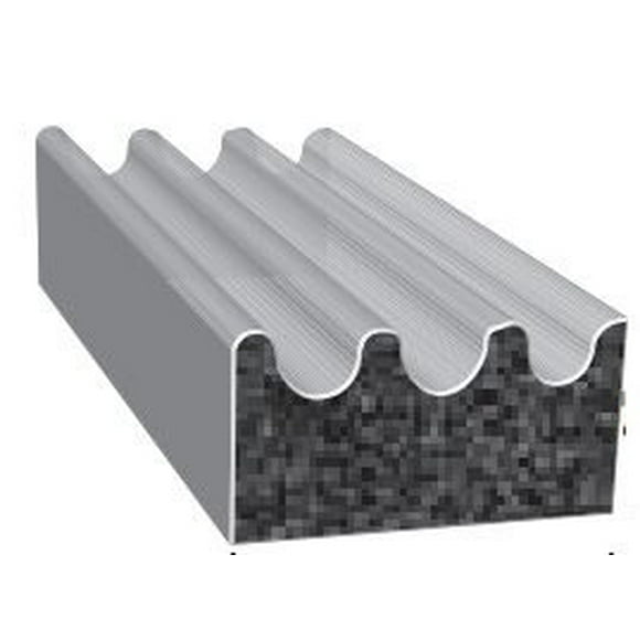 Trim-Lok Multi Purpose Weather Stripping X113HT-25 113 Series; Roll; Black; EPDM Sponge Rubber; -20 Degree Fahrenheit To 158 Degree Fahrenheit Temperature Range; Rectangular; With Adhesive Back