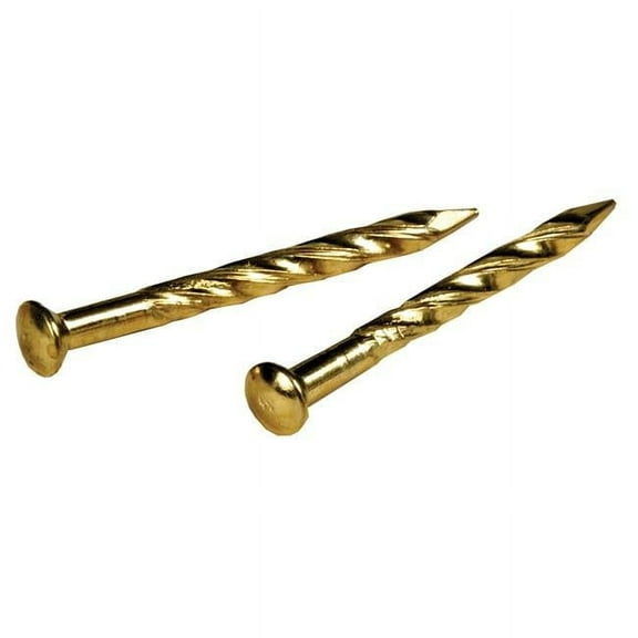 Hillman 532600 1.25 in. Brass Metal Trim Nails