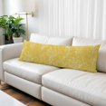 thumbnail image 2 of Yellow Botanical Body Pillow Cover 20 x 60 Inch Decorative Pillow Cover Vintage Floral Plants Branch Lumbar Pillowcase Seasonal Rectangle Cushion Case for Couch Sofa Bed Living Room, 2 of 9