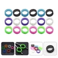 thumbnail image 3 of 18pcs Silicone Finger Rings Scissor Rings Salon Grooming Scissors Accessories, 3 of 8