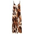 thumbnail image 4 of Leopard Print Pattern Sleeveless Dress Woman Fashion Long Dresses Women's Summer Suit Dress Summer 2025 Women, 4 of 7