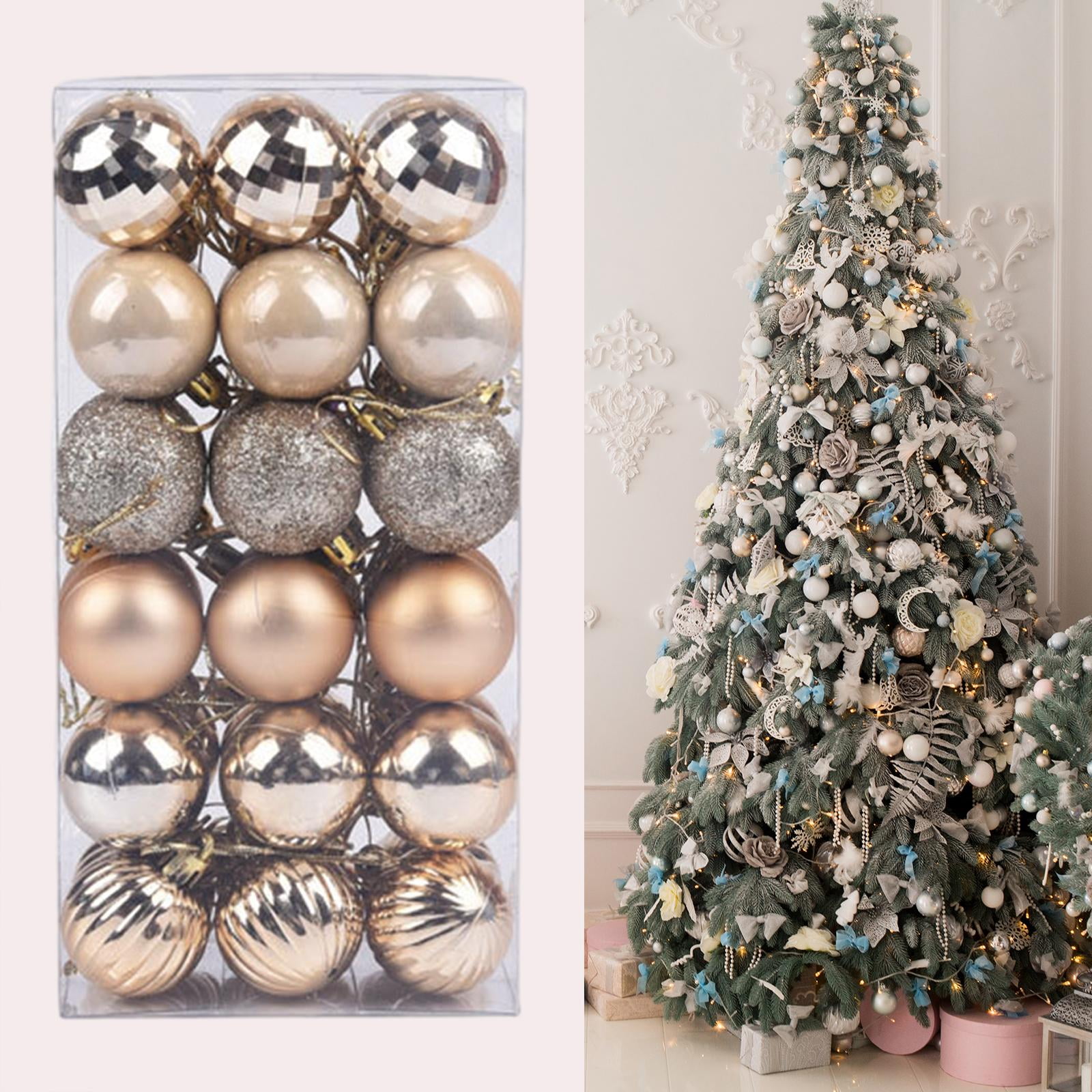 40 Décorations De Noël à Suspendre - Ornements Acrylique Et Résine Pour Sapin, DIY