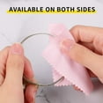 thumbnail image 3 of 50 Pcs Jewelry Cleaning Cloth Silver Polishing Cloth for Jewelry, Jewelry Polishing Cloths JewelryCleaner Cloth for Sterling Silver, Gold, Platinum, 3.15 * 3.15 Inch, 3 of 5