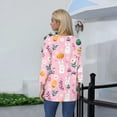 thumbnail image 3 of HAVUITYY Easter Printed Women's Sweaters, 3/68 Sleeve Crew Neck Womens Tops, Spring Going Out Easter Shirts for Women Wear & Gifts, 3 of 5