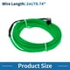 thumbnail image 5 of Cuerda de luz LED EL de 2m Unique Bargains, luz de cadena brillante para iluminación interior de automóviles, tira LED auto flexible de neón para decoración de coches USB(5V) verde, 5 of 7