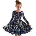 thumbnail image 1 of Robes de Fête en Tulle pour Filles Manches Longues Col Rond Robe 4-14 Ans Enfants et Filles Robe Princesse Imprimée Manches Longues Col Rond Multicolore 170, 1 of 4