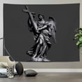 thumbnail image 1 of Tapicería con forma de cruz con forma de ángel, 150 x 130 cm, microtela de fibra, 1 of 1