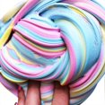 thumbnail image 2 of DIY Colorful Fluffy Foam Putty Stress Relief Slime Sludge Cotton Mud Clay, 2 of 3