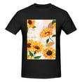 thumbnail image 4 of Bingfone Sunflower 5 Men'S Loose Fit Short-Sleeve Pocket T-Shirt, 4 of 7
