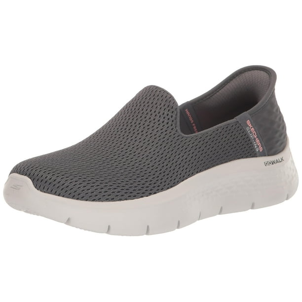 Zapatillas Skechers Go Walk Flex-Relish, manos libres, para mujer, color gris