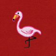 thumbnail image 2 of Dalix Flamingo Embroidered Fleece Crewneck Long Sleeve Sweatshirt Mens in Red M Medium, 2 of 5