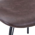 thumbnail image 6 of Jofran Owen Contemporary Modern Faux Leather Split-Back Upholstered Dining Chair (Set of 2), 6 of 6