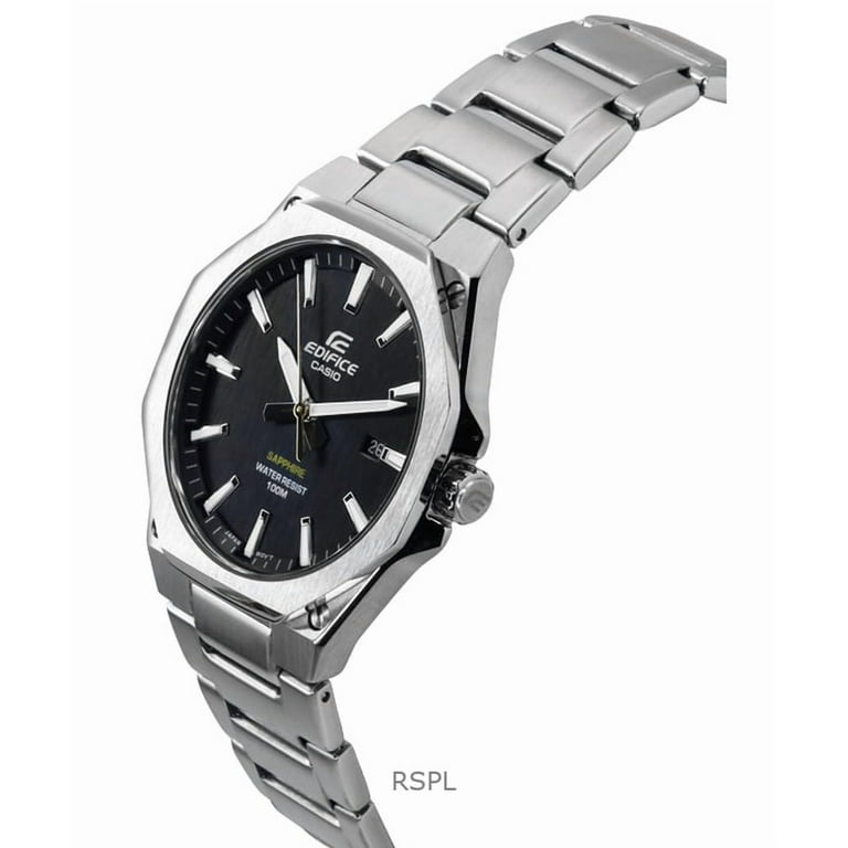 Casio Edifice Slim Men's Watch with Stainless Steel Bracelet EFR