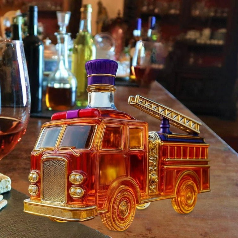 Taolixe Fires Truck Whisky Decanter 354ml High Borosilicate