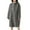 Dark Gray, variant on BFHHYA Girls Wool-Blend Trench Coat Button-Down Hooded Long Peacoat Long Sleeve Fall Winter Outerwear with Pockets for Weekend Brunch (5-14Y)