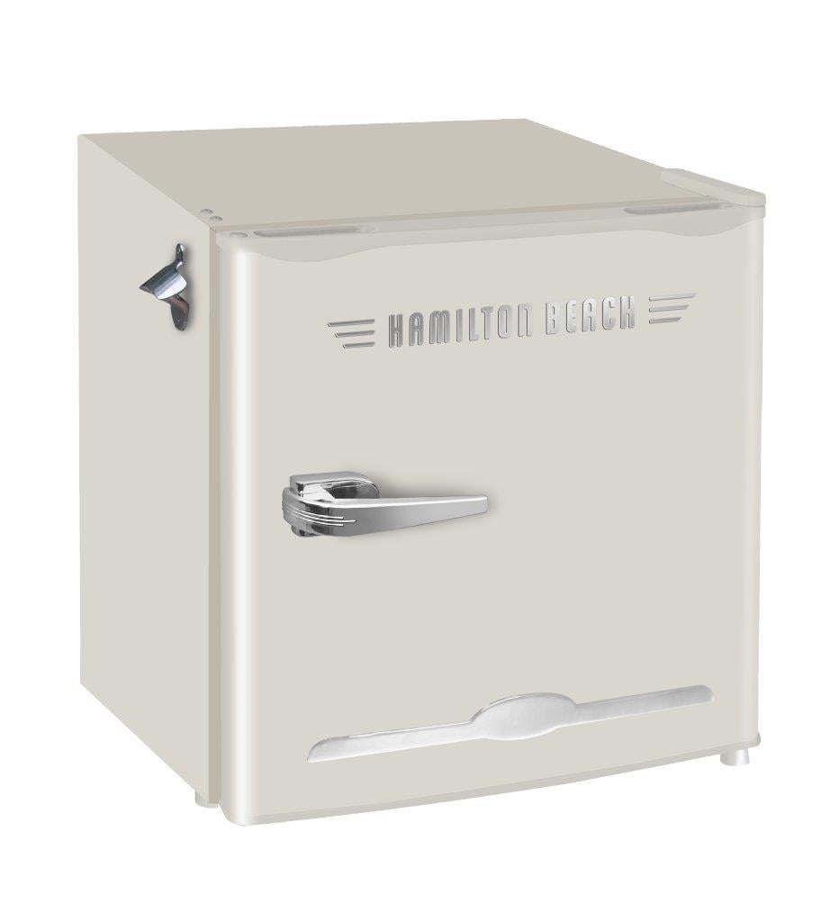 Hamilton Beach 1.6 Cu. Ft. Retro Refrigerator With BuiltIn Side Bottle