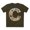Army, variant on Letter C Graphic Design Tee Unisex 100 Cotton With Antique Gold Letters Artwork T-Shirt
