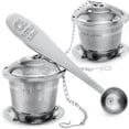 thumbnail image 1 of Set de infusores de té Apace Living de acero inoxidable ultrafino, 1 of 9