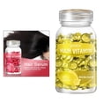 thumbnail image 1 of Tratamiento Anti Encrespamiento Cabello Suave Y Cápsulsencia Argan Aceite de Aguacate Acondicionamiento - amarillo Yinane tratamiento capilar suero capilar, 1 of 8