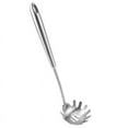 thumbnail image 3 of Round Handle Pasta Server Stainless Steel Cookware Heavy Duty Kitchen Utensils For Home, 3 of 3